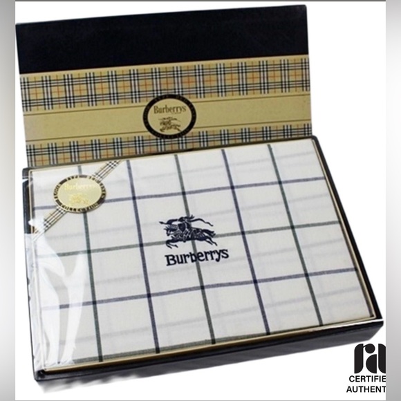 Burberry Other - Vintage Burberrys Single/Twin Floor Bed Sheets | New in Box | Pre-1999| RA Cert